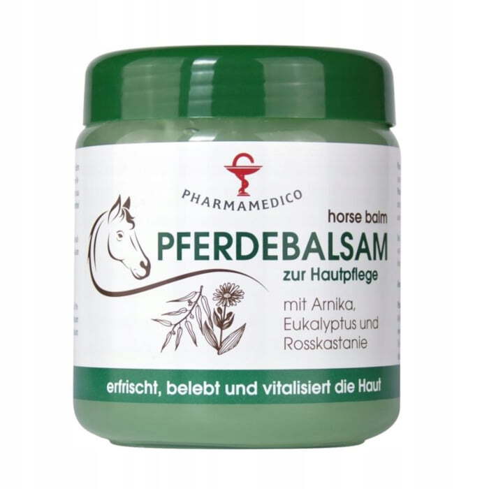 Balsamy i kremy do ciała - Pferde Balsam Hautpflege 500ml (maść końska) (1)