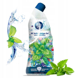 Ambi Pur WC Mint & Jasmin 750ml - żel do toalety o świeżym zapachu mięty i jaśminu.