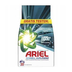 Ariel Universal+ Touch of Lenor 1,2kg - Proszek do prania białych i kolorowych tkanin.