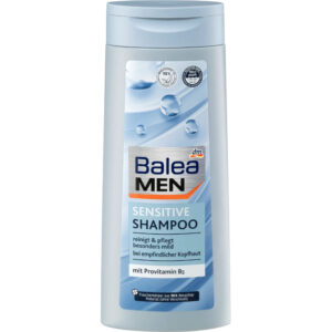 Balea Men Shampoo Sensitive 300ml - Szampon do włosów dla mężczyzn z delikatną skórą głowy.