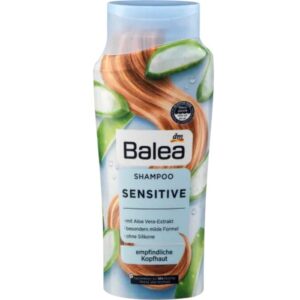 Balea Shampoo Sensitive 300ml - Delikatny szampon do włosów dla wrażliwej skóry głowy.