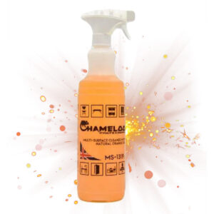 Chameloo Multi-Surface Cleaner Orange Oil Spray 1L - Uniwersalny środek czyszczący o zapachu pomarańczy.