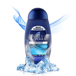 Felce Azzurra Uomo Cool Blue Gel 400ml - Żel do mycia ciała o orzeźwiającym zapachu dla mężczyzn.