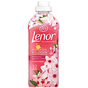 Lenor Krischblute & Edelsalbei 800ml - płyn do płukania o zapachu kwiatu wiśni i szałwii, idealny dla Twoich ubrań.