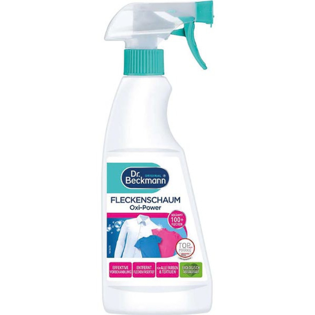 Dr. Beckmann Fleckenschaum Oxi-Power 500ml - Skuteczny odplamiacz do tkanin w sprayu