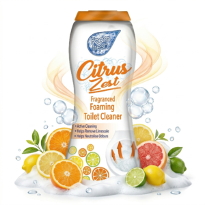 Proszek do czyszczenia toalet z zapachem cytrusów - Foam Fresh Citrus Zest 370g.