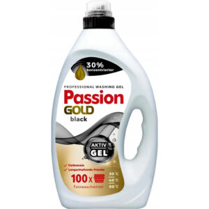 Passion Gold Black Gel 4L - Żel do prania czarnych tkanin, skuteczne usuwanie plam.