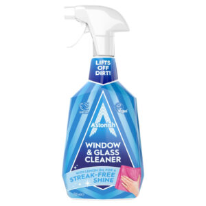 Astonish Windows & Glass Cleaner 750ml - Skuteczny płyn do czyszczenia okien i szklanych powierzchni.