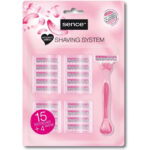 Sence Beauty Shaving System 15+4 szt WOMAN (maszynka na wkłady do golenia)