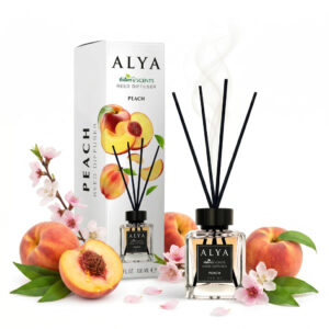 Aromatyczny odświeżacz powietrza Alya Peach 100ml - zapach brzoskwiniowy.