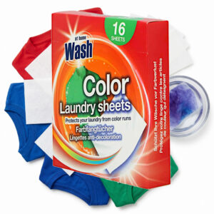 Chusteczki do prania At Home Wash Color Laundry 16szt - chusteczki wyłapujące kolor.