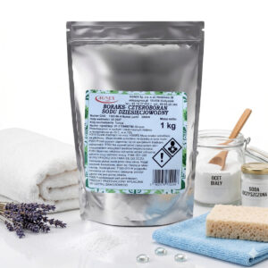 Boraks Czteroboran Sodu 1kg - Zmiękczacz i plamouścisk w jednym!