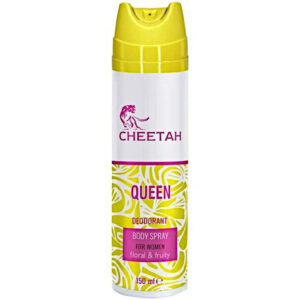 Dezodorant damski Cheetah Queen 150ml - zapach kwiatowo-owocowy floral & fruity.
