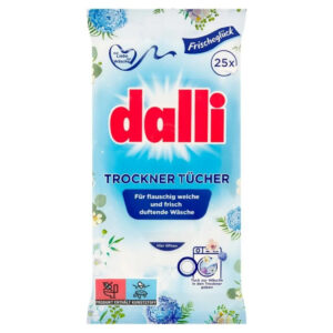 Chusteczki do suszarki Dalli Trockner Tucher 25szt. - Zmiękczające chusteczki dla doskonałego prania.