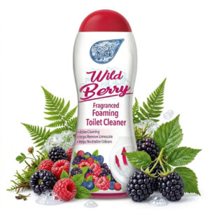 Proszek do czyszczenia wc o zapachu leśnych jeżyn - Foam Fresh Wild Berry 370g.