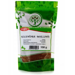 Kolendra Mielona 150g - idealna przyprawa do mięs, zup i dań azjatyckich.