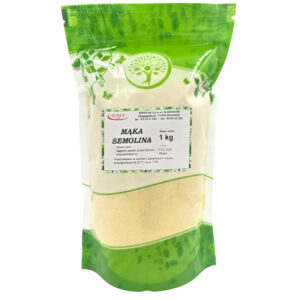 Mąka Semolina z Pszenicy Durum 1kg - Idealna do wypieków, wysoka jakość.