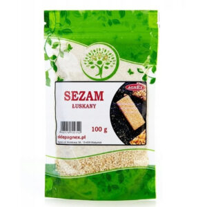 Sezam Łuskany 100g - Zdrowy dodatek do diety, bogaty w składniki odżywcze.