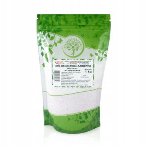 Sól Kłodawska Kamienna Drobna 1kg - Klasyczna przyprawa do potraw, zup, ryb i mięs. Idealna do sosów.