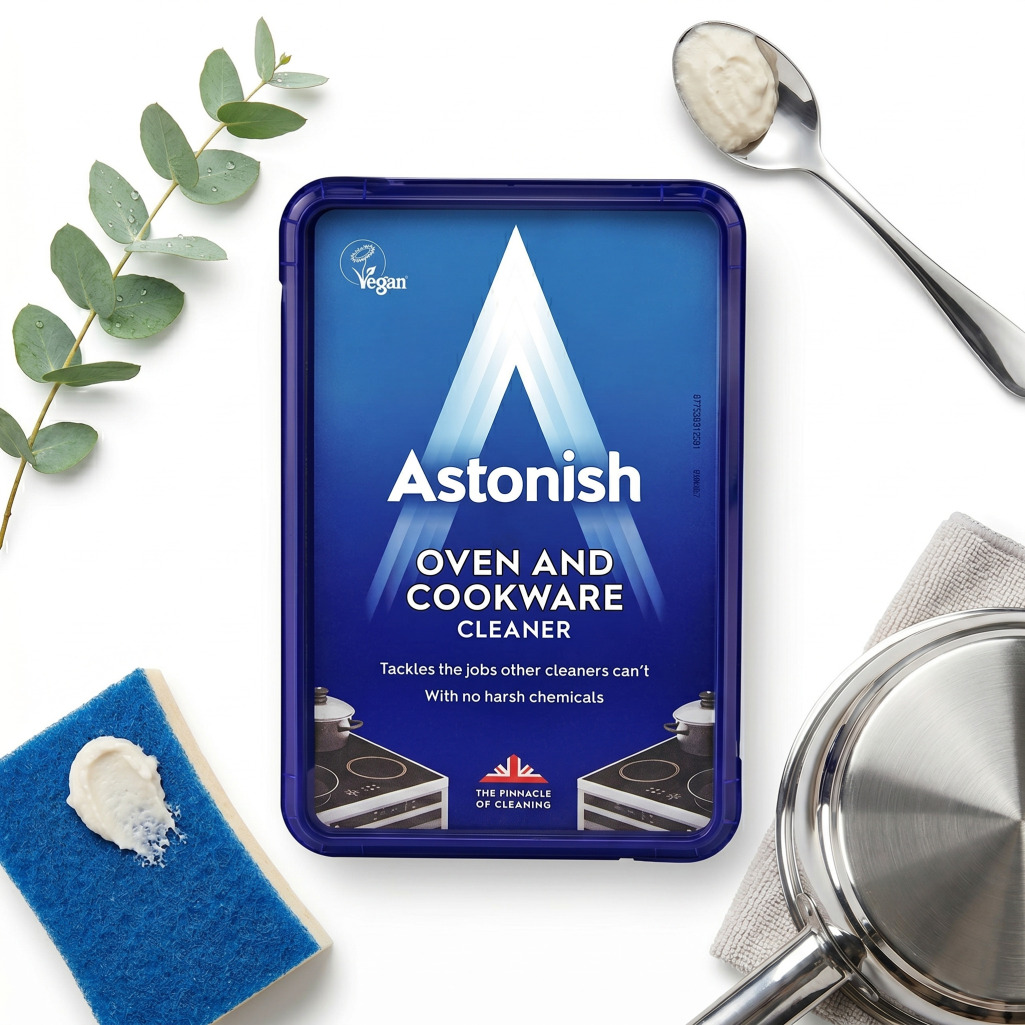 Pasta do czyszczenia garnków i piekarników Astonish 150g - Skuteczny środek czyszczący do kuchni.