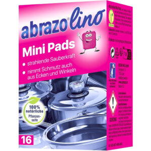 Abrazo Abrazolino Mini Pads 16szt. (czyściki do garnków, grilla i piekarnika) – zdjęcie produktu