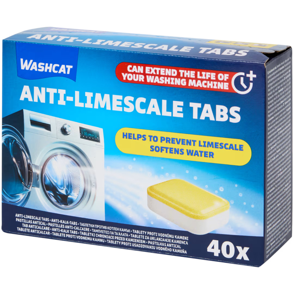 Anti Limescale 40 Tabs (tabletki do do odkamieniania pralki) – zdjęcie produktu