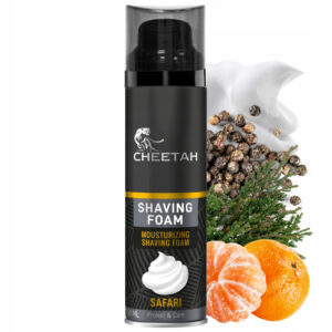 Cheetah Men Safari 250ml (pianka do golenia męska nawilżająca) – zdjęcie produktu