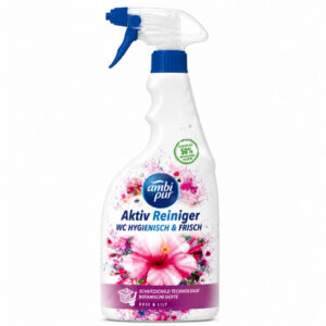 Ambi Pur WC Activ Rose & Lily Spray 750ml (skutecznie usuwa zabrudzenia i osady) – zdjęcie produktu