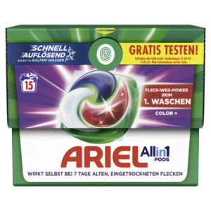 Ariel All in 1 Pods Color+ 306g (kapsułki do prania kolorów) – zdjęcie produktu