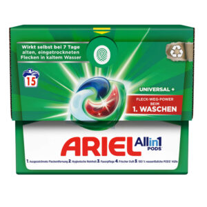 Ariel All in 1 Pods Universal+ 321g/316g (kapsułki do prania uniwersalne) – zdjęcie produktu