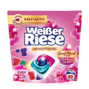 Weißer Riese Trio-Caps 80p Color 960g (kapsułki do prania kolorowych tkanin) – zdjęcie produktu
